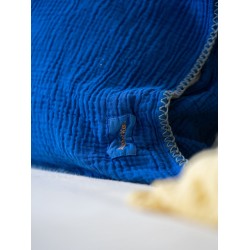 Taie d'oreiller Craie Bleu outremer