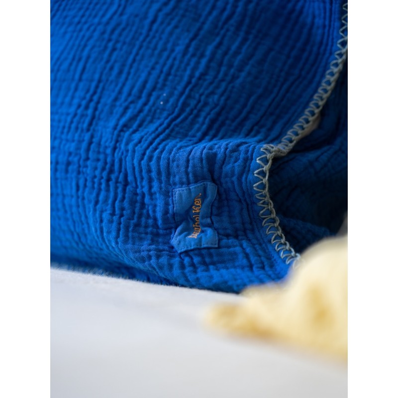 Taie d'oreiller Craie Bleu outremer
