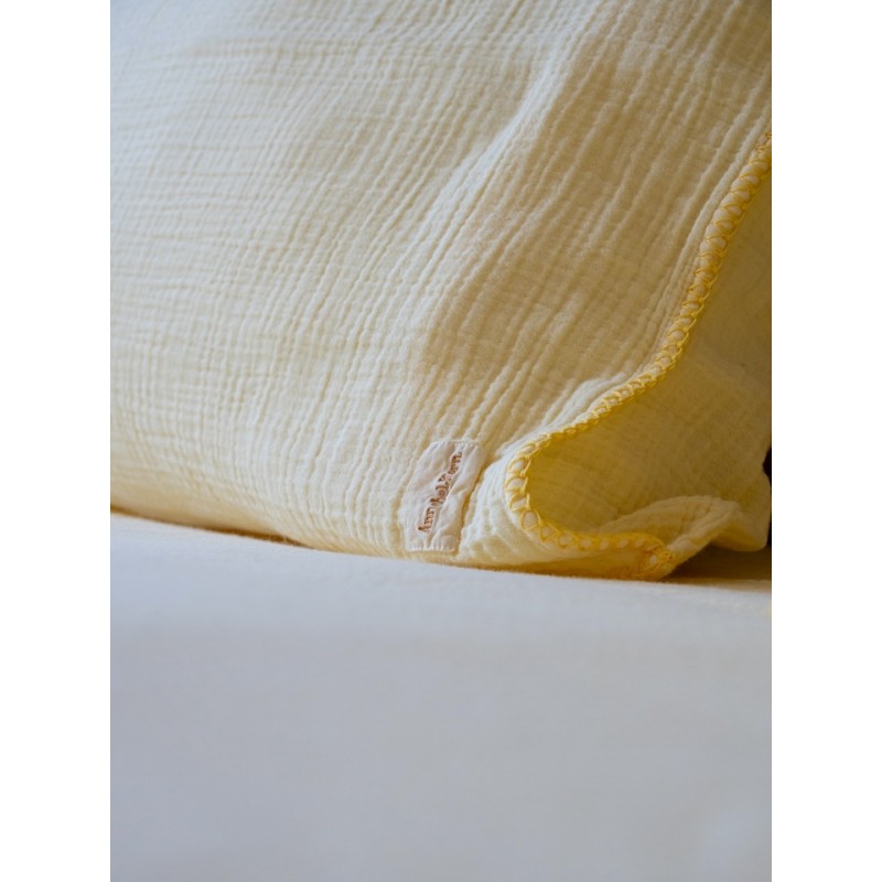 Drap Housse Craie Jaune Yellow Butter