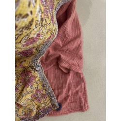 Drap plat Craie Terracotta 270x310 cm