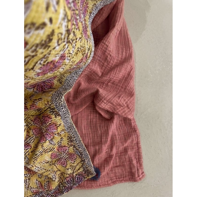 Drap plat Craie Terracotta 270x310 cm