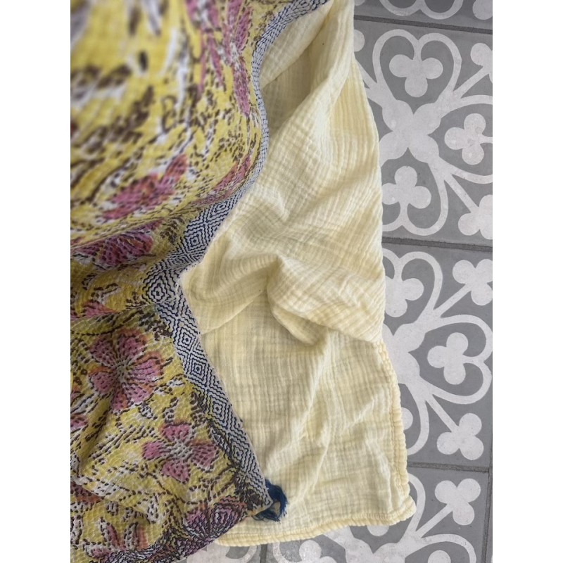 Drap plat Craie Jaune Butter yellow 270x310 cm