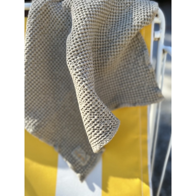 Essuie main nid d'abeille 45x45 Houblon