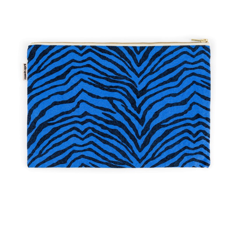 Pochette Zèbre bleu