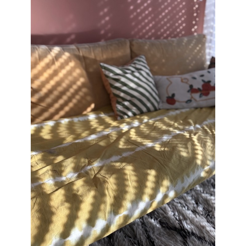 Sofa Cover Tie and Dye Mallorca Cumin