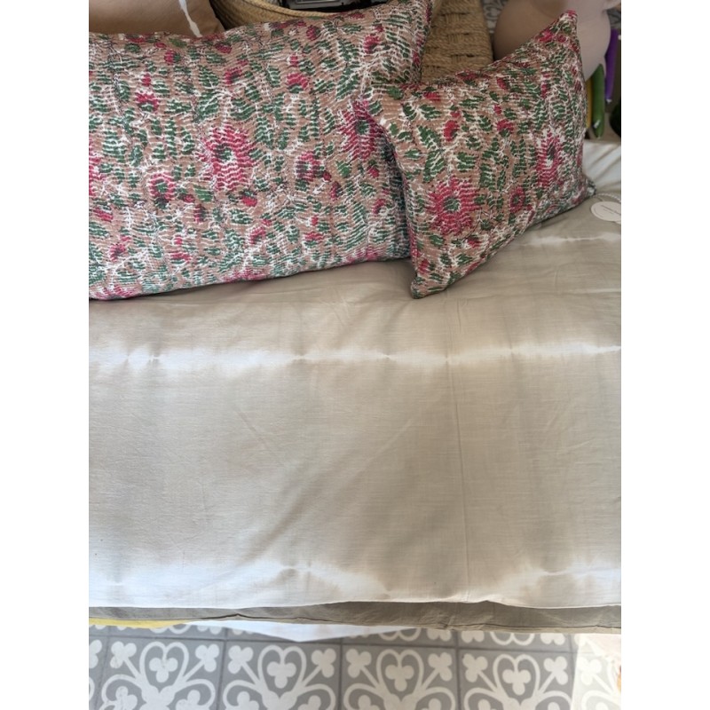 Sofa Cover Tie and Dye Mallorca Grège
