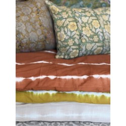 Sofa Cover Tie and Dye Mallorca Terracotta